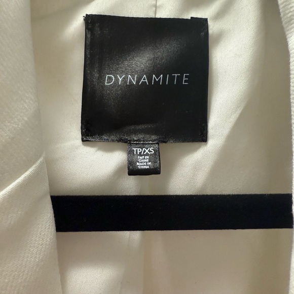 Dynamite White Women Blazer - Picture 3 of 4